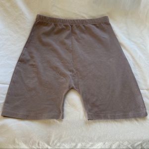 Plum dark lavender bike shorts from brandy melville